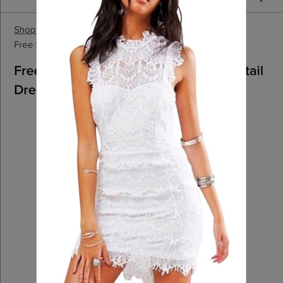 Free People | White lace | Body-con | XS - Picture 2 of 9